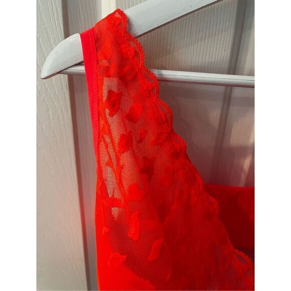 Cacique Orange High Apex Plunge Bra sz 44DDD NWOT - Picture 4 of 7